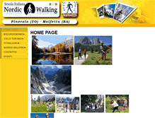 Tablet Screenshot of nordicwalk.it